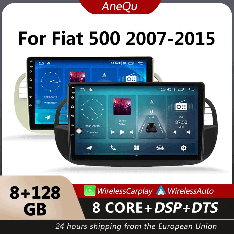AneQu Wireless Carplay radio for Fiat 500 (2007-2015)Android 13 radio multimedia player GPS navigat
AneQu Wireless Carplay radio for Fiat 500 (2007-2015)Android 13 radio multimedia player GPS navigat