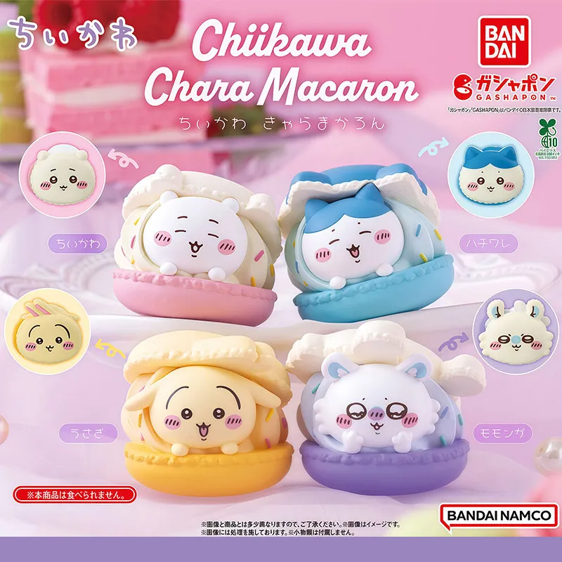 Chiikawa Chara Macaron Gashapon Toys Cute Anime Characters PVC Model Toys Hachiware Usagi Momonga Kawaii Collectible Desk Decor
Chiikawa Chara Macaron Gashapon Toys Cute Anime Characters PVC Model Toys Hachiware Usagi Momonga Kawaii Collectible Desk Decor