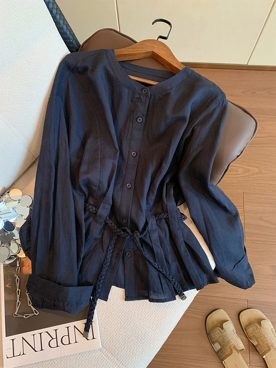 Невобычный однотонный круглый топ Ne irt с завязкой на талии, тонкий повседневный топ на бретельках для женщин, модная одежда на осенний сезон
Невобычный однотонный круглый топ Ne irt с завязкой на талии, тонкий повседневный топ на бретельках для женщин, модная одежда на осенний сезон