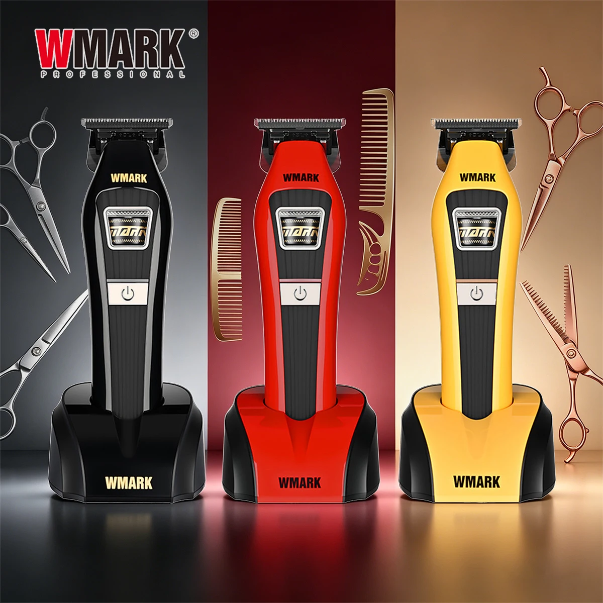 WMARK NG-VT1 Trimmer for Men External Rotor Brushless Motor Cordless with T-Blade Base Charger Professional Finishing Machine
WMARK NG-VT1 Trimmer for Men External Rotor Brushless Motor Cordless with T-Blade Base Charger Professional Finishing Machine