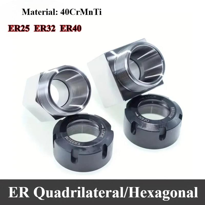 NEW Square ER25 ER32 ER40 Chuck Block Hard Steel Hex ER Spring Chuck Seat For CNC Lathe Engraving Cutting Machine Tool holder
NEW Square ER25 ER32 ER40 Chuck Block Hard Steel Hex ER Spring Chuck Seat For CNC Lathe Engraving Cutting Machine Tool holder