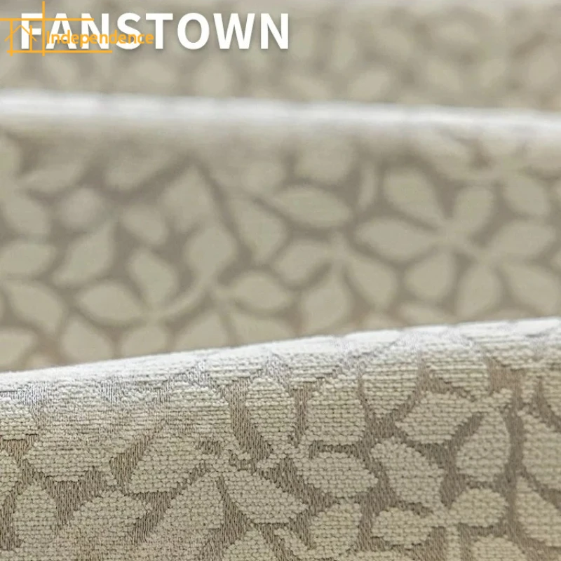 American Style Schneier Jacquard Beige Thick Blackout Curtains for Living Room Bedroom Partition Curtains Balcony Customized
American Style Schneier Jacquard Beige Thick Blackout Curtains for Living Room Bedroom Partition Curtains Balcony Customized