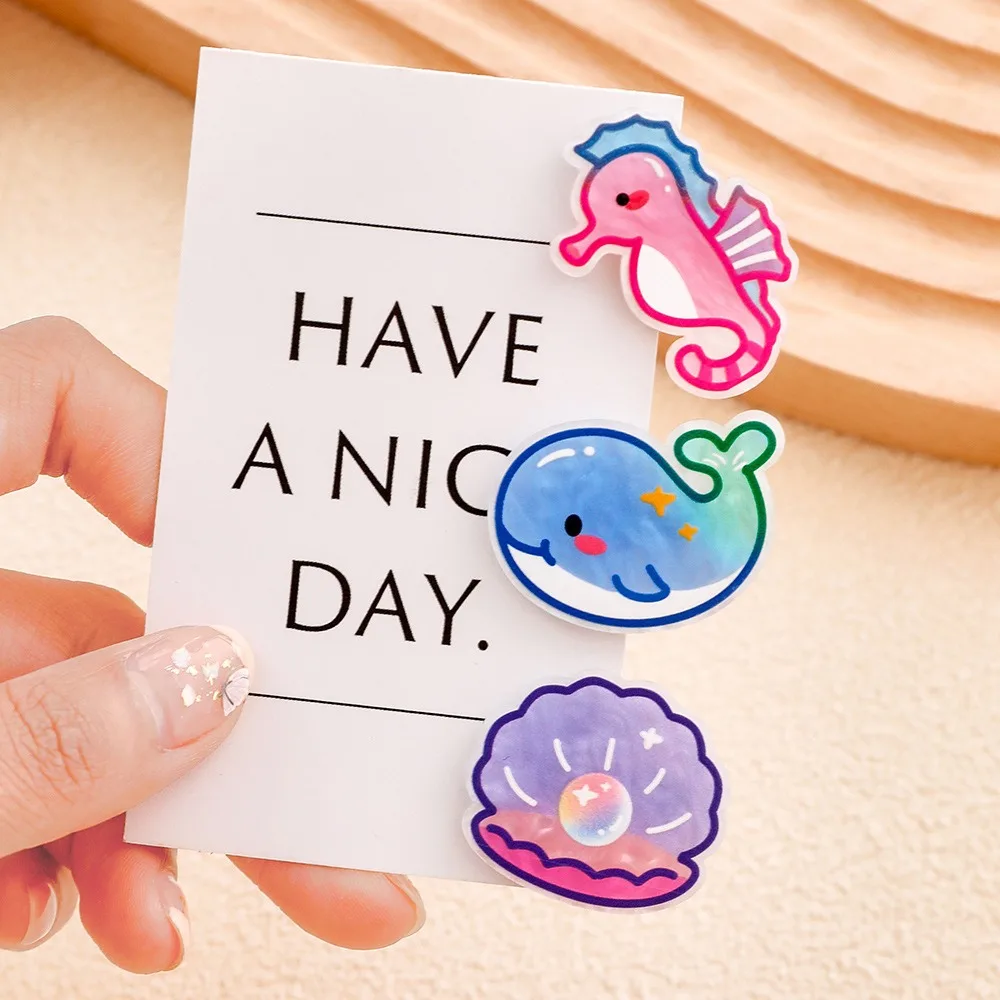 Cute Conch Ocean Fish Hairpin Coral Seaweed Jellyfish Hair Clips Coralfish Korean Style Animal Duckbill Clip Female/Children
Cute Conch Ocean Fish Hairpin Coral Seaweed Jellyfish Hair Clips Coralfish Korean Style Animal Duckbill Clip Female/Children