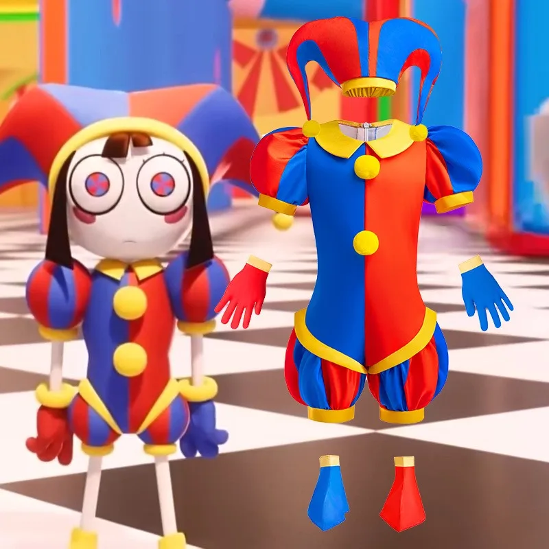 Children's Magic Circus Cos Jumpsuit Cartoon Performance Clown Suit Halloween Pamni Suit Polyester Fiber 100%
Children's Magic Circus Cos Jumpsuit Cartoon Performance Clown Suit Halloween Pamni Suit Polyester Fiber 100%
