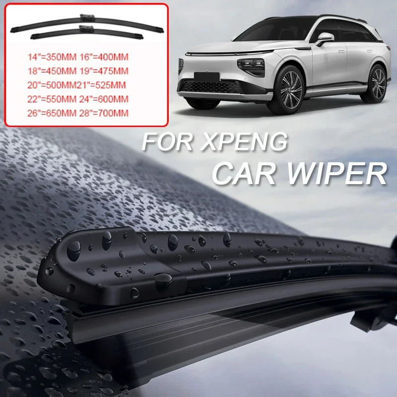 For XPENG G3 G6 G9 MONA M03 P7 P7+ X9 2020-2026 2PCS Car Bladeless Windshield Rubber Wiper Auto Cleaning External Accessory
For XPENG G3 G6 G9 MONA M03 P7 P7+ X9 2020-2026 2PCS Car Bladeless Windshield Rubber Wiper Auto Cleaning External Accessory