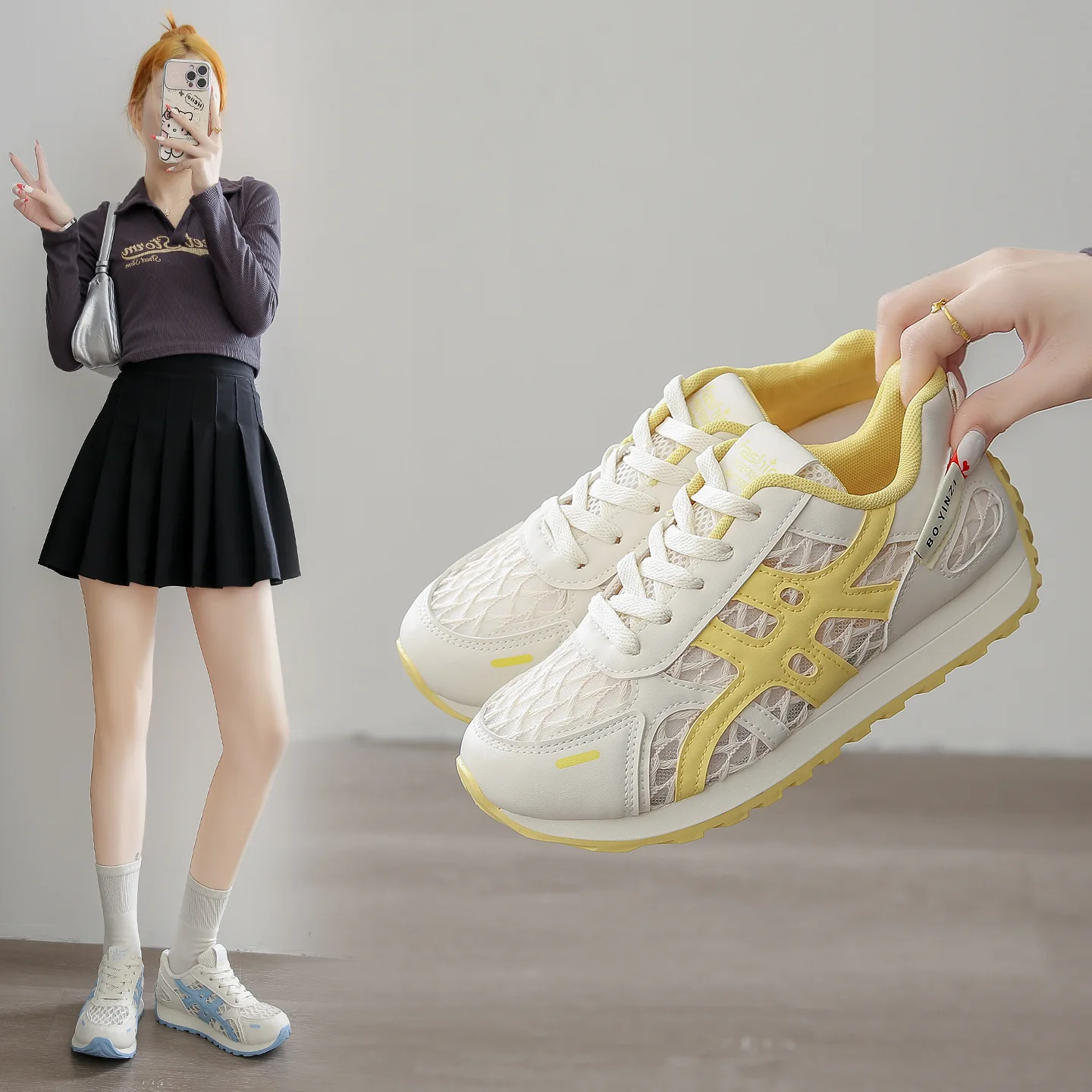 Casual All-Match White Sneakers for Women Summer New Style Korean Version Student Leisure Sports Board Shoes Street Snap DF822
Casual All-Match White Sneakers for Women Summer New Style Korean Version Student Leisure Sports Board Shoes Street Snap DF822