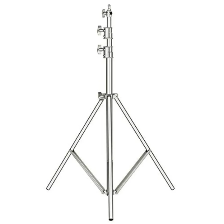 118"/3m Stainless Steel Light Stand, Spring Cushioned Heavy Duty Photography Tripod Stand with 1/4" to 3/8" Universal Screw Ada
118"/3m Stainless Steel Light Stand, Spring Cushioned Heavy Duty Photography Tripod Stand with 1/4" to 3/8" Universal Screw Ada