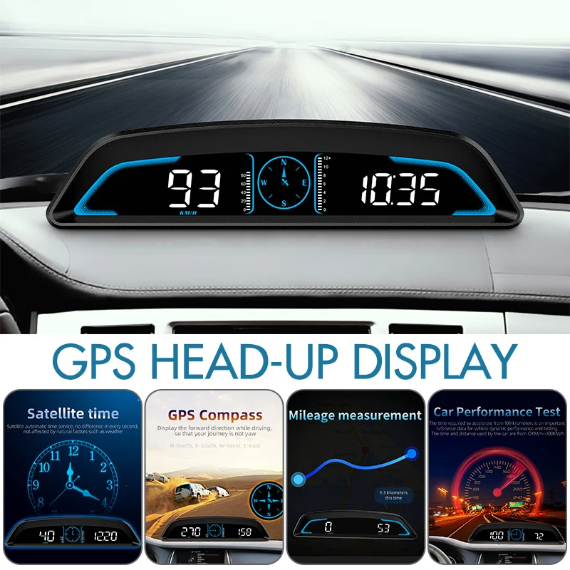 G3 GPS HUD Auto Speedometer HD Head Up Display Smart Digital Alarm Reminder Meter Motorcycle Truck Car Electronics Accessories
G3 GPS HUD Auto Speedometer HD Head Up Display Smart Digital Alarm Reminder Meter Motorcycle Truck Car Electronics Accessories