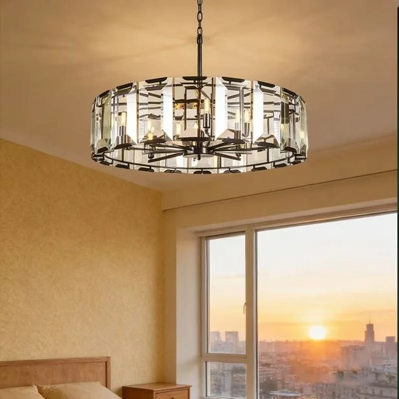 American Retro Living Room Crystal Chandelier Simple And Luxurious Creative Villa Home Dining Room Bedroom Lighting Fixtures
American Retro Living Room Crystal Chandelier Simple And Luxurious Creative Villa Home Dining Room Bedroom Lighting Fixtures