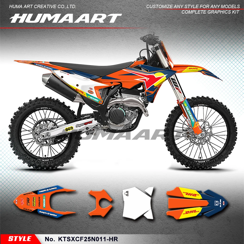 HUMAART Stickers Set Vinyl Wrap for KTM 125 250 300 SX SXF XC XCF 2025 2026 & SXF 250 FACTORY EDITION 2024, KTSXCF25N011-HR
HUMAART Stickers Set Vinyl Wrap for KTM 125 250 300 SX SXF XC XCF 2025 2026 & SXF 250 FACTORY EDITION 2024, KTSXCF25N011-HR
