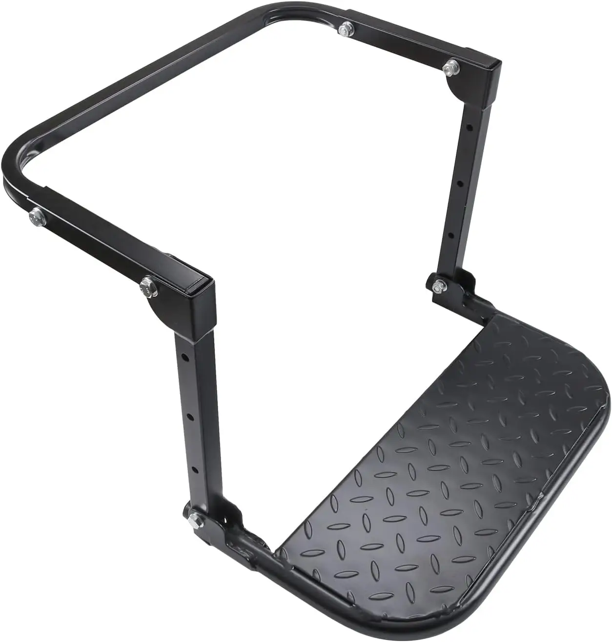 Сверхмощная складная ступенька для шин для грузовиков, внедорожников, автофургонов — регулируемая посадка 10,2–14,4 дюйма, поддерживает 300 фунтов, нескользящая черная конструкция
Сверхмощная складная ступенька для шин для грузовиков, внедорожников, автофургонов — регулируемая посадка 10,2–14,4 дюйма, поддерживает 300 фунтов, нескользящая черная конструкция