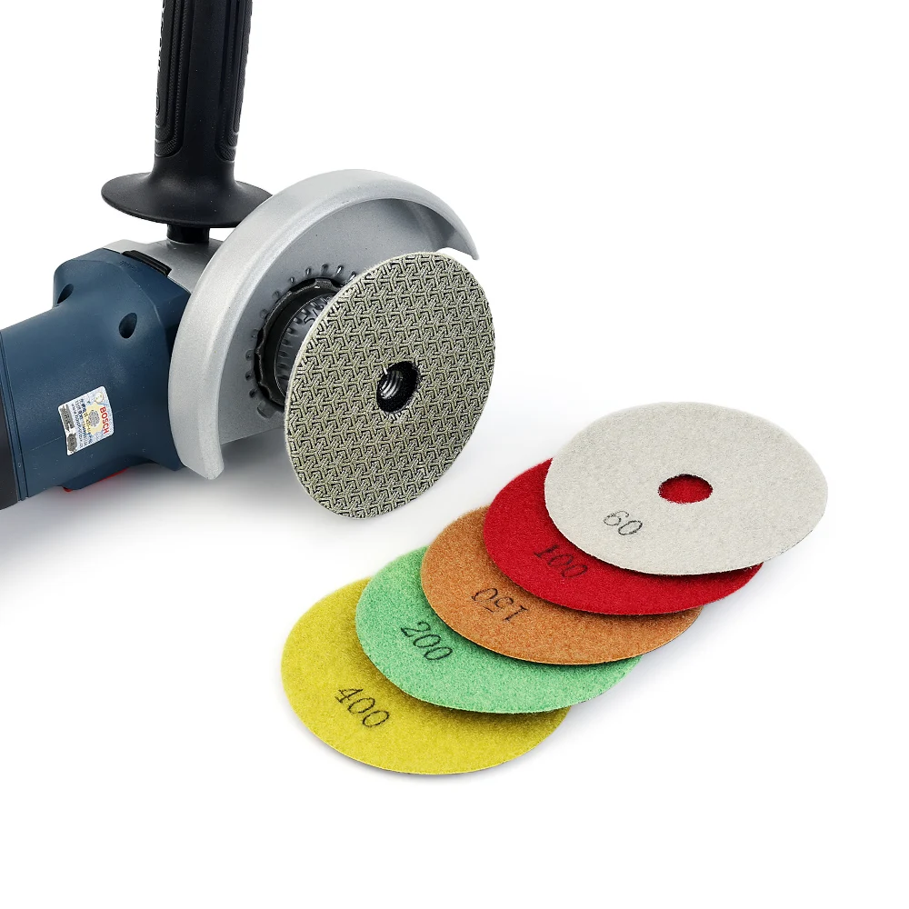 Flexible 2"/4" Diamond Polishing Disc Electroplated Grinding Wheel for Marble Granite DIY&Professional Use
Flexible 2"/4" Diamond Polishing Disc Electroplated Grinding Wheel for Marble Granite DIY&Professional Use