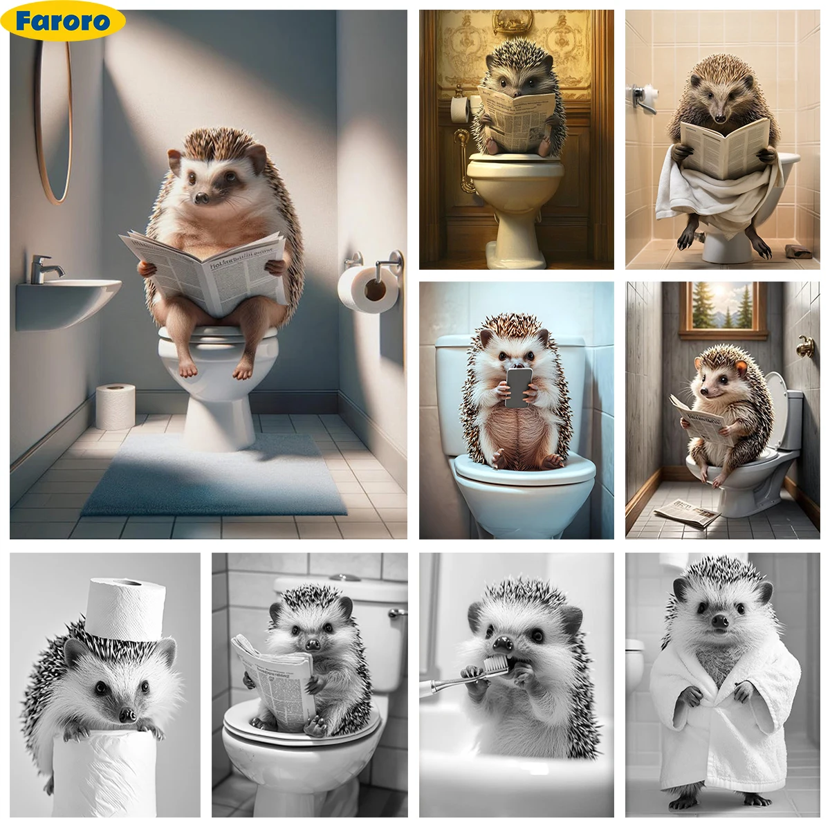 Забавные животные DIY Алмазная вышивка Ежик на туалете 5D комплект алмазной живописи детская ручная роспись мозаика домашний декор комнаты
Забавные животные DIY Алмазная вышивка Ежик на туалете 5D комплект алмазной живописи детская ручная роспись мозаика домашний декор комнаты