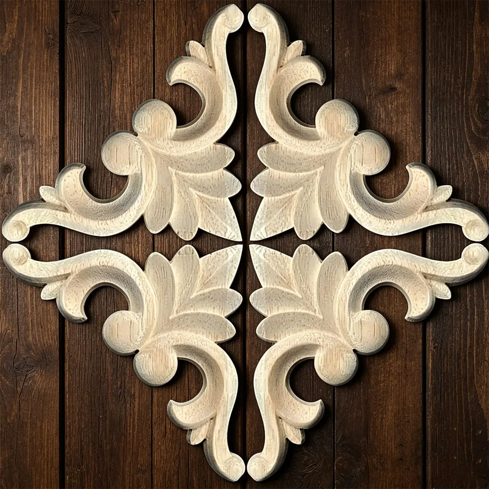 4-12cm Wood Carved Corner Onlay Appliques Unpainted Wood Decal Frame Furniture Decoration Craft for Mirror Cabinet Chair Drawer
4-12cm Wood Carved Corner Onlay Appliques Unpainted Wood Decal Frame Furniture Decoration Craft for Mirror Cabinet Chair Drawer