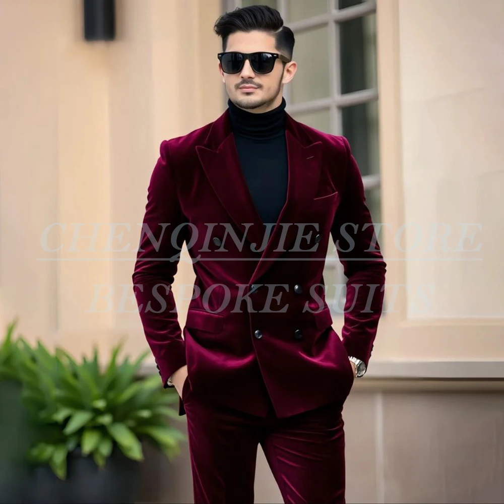 Роскошные мужские двубортные костюмы для свадьбы 2026 года, индивидуальный пошив, двубортный пиджак с острым лацканом, приталенный крой, комплект из 2 предметов: пиджак и брюки
Роскошные мужские двубортные костюмы для свадьбы 2026 года, индивидуальный пошив, двубортный пиджак с острым лацканом, приталенный крой, комплект из 2 предметов: пиджак и брюки