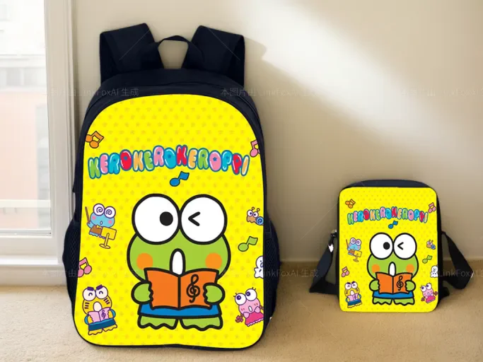 Keroppi Lightweight Backpack+Shoulder Bag Set,Sanrio Waterproof Rucksack Casual School Daypack for Little Kids
Keroppi Lightweight Backpack+Shoulder Bag Set,Sanrio Waterproof Rucksack Casual School Daypack for Little Kids