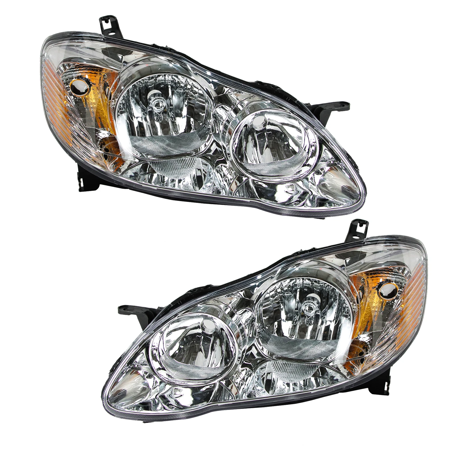 Фара в сборе для Toyota Corolla 2003-2008 годов, прозрачные линзы, 1 пара фар
Фара в сборе для Toyota Corolla 2003-2008 годов, прозрачные линзы, 1 пара фар