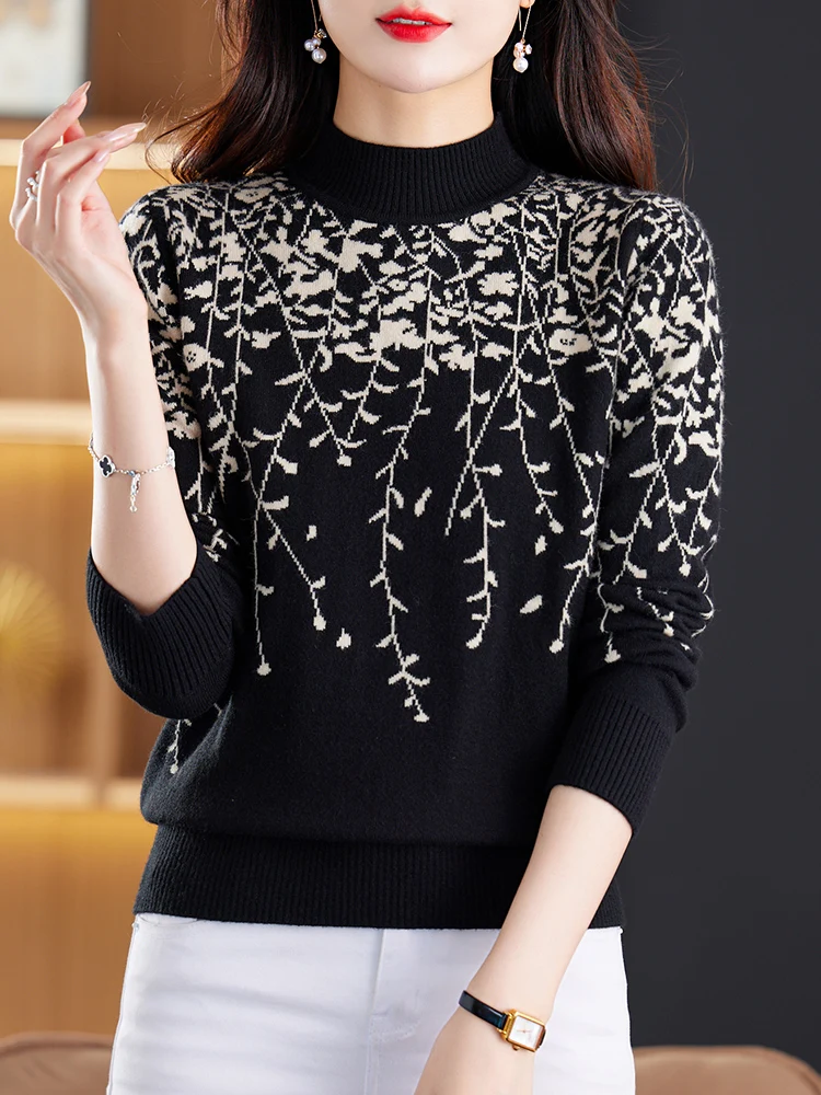 Print Sweater Tops Autumn Spring Korean Fashion Women Clothing Long Sleeve Pullover Pull Femme Women's Sweaters
Print Sweater Tops Autumn Spring Korean Fashion Women Clothing Long Sleeve Pullover Pull Femme Women's Sweaters