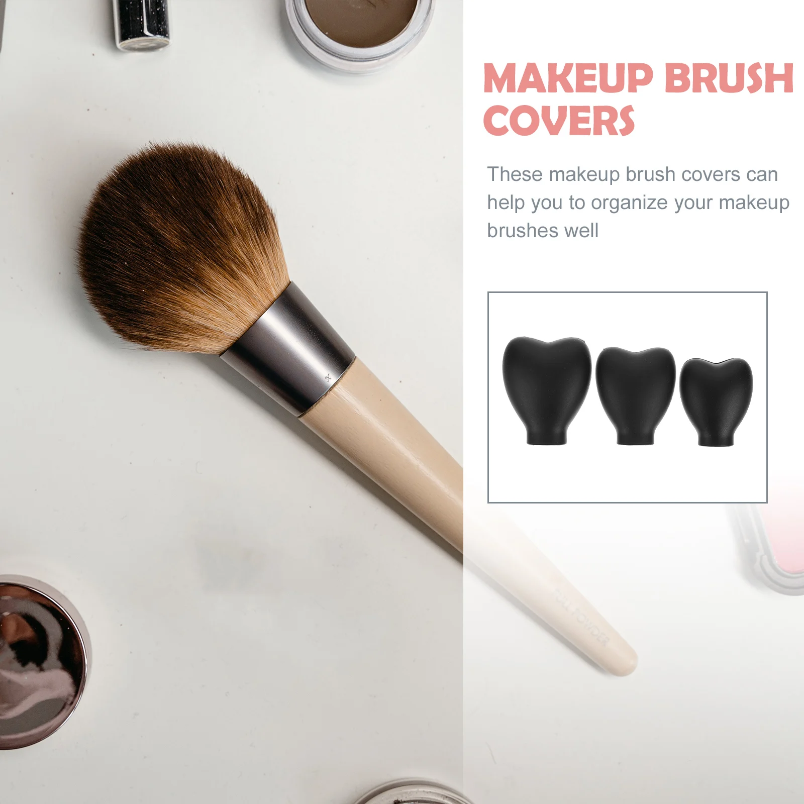 3 Pcs Covers Dust-proof Silicone Brush Silicone Covers Travel Guards Professional Small Practical Brush Cover Size Practical
3 Pcs Covers Dust-proof Silicone Brush Silicone Covers Travel Guards Professional Small Practical Brush Cover Size Practical