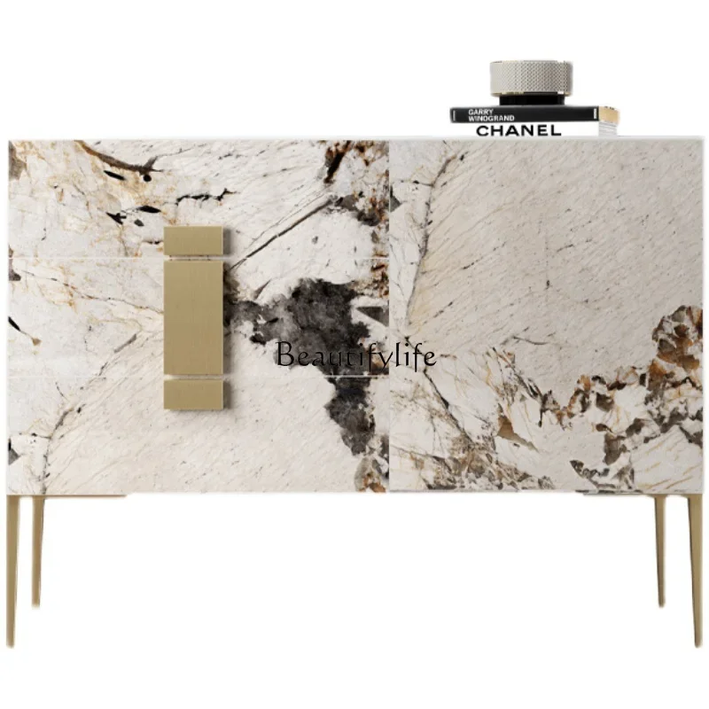 Rock slab dining side cabinet Modern simple Italian light luxury living room Solid wood tea cabinet
Rock slab dining side cabinet Modern simple Italian light luxury living room Solid wood tea cabinet