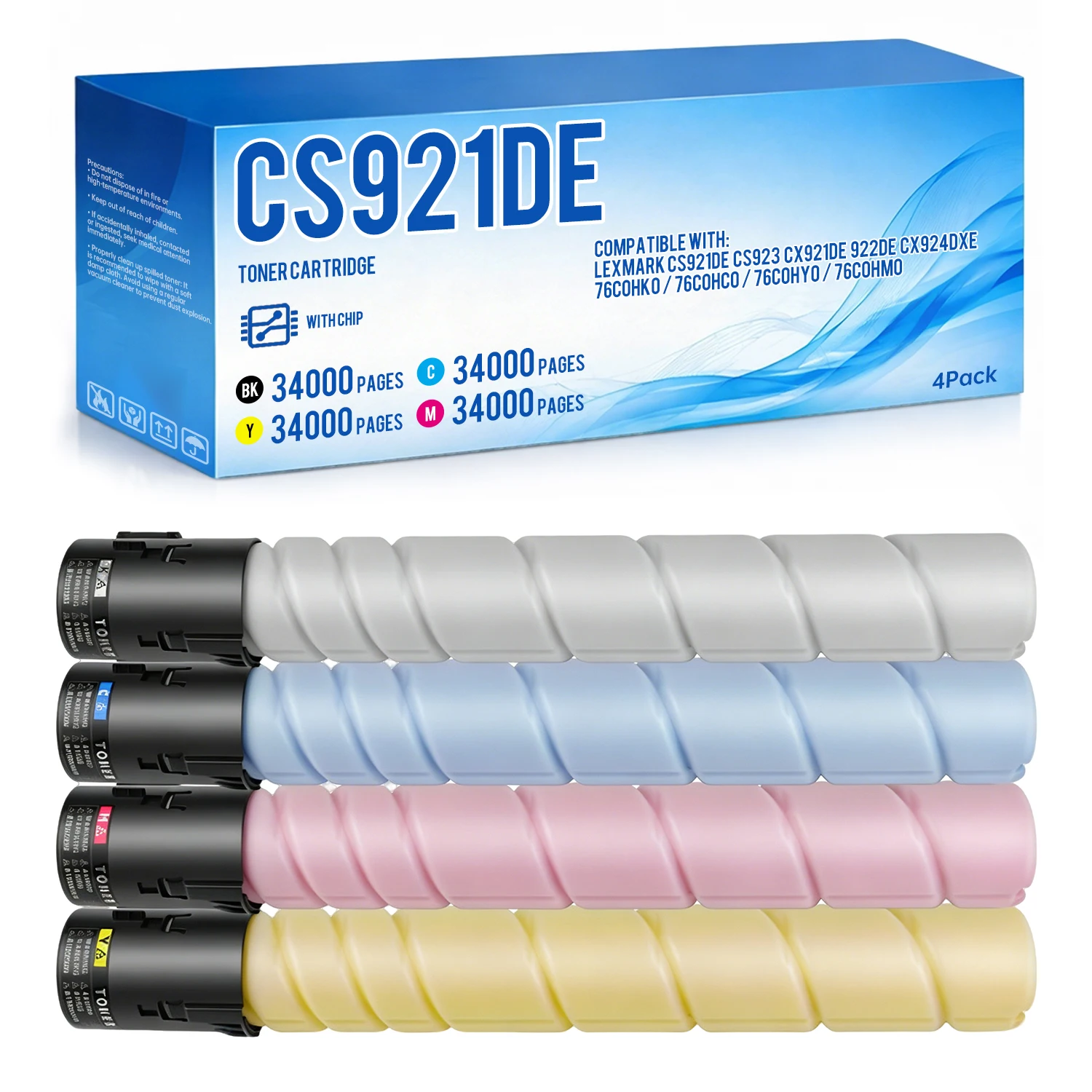 Suitable for Lexmark CS921 toner cartridge CS923de toner CX921 923 ink cartridge CX922de toner cartridge CS924
Suitable for Lexmark CS921 toner cartridge CS923de toner CX921 923 ink cartridge CX922de toner cartridge CS924