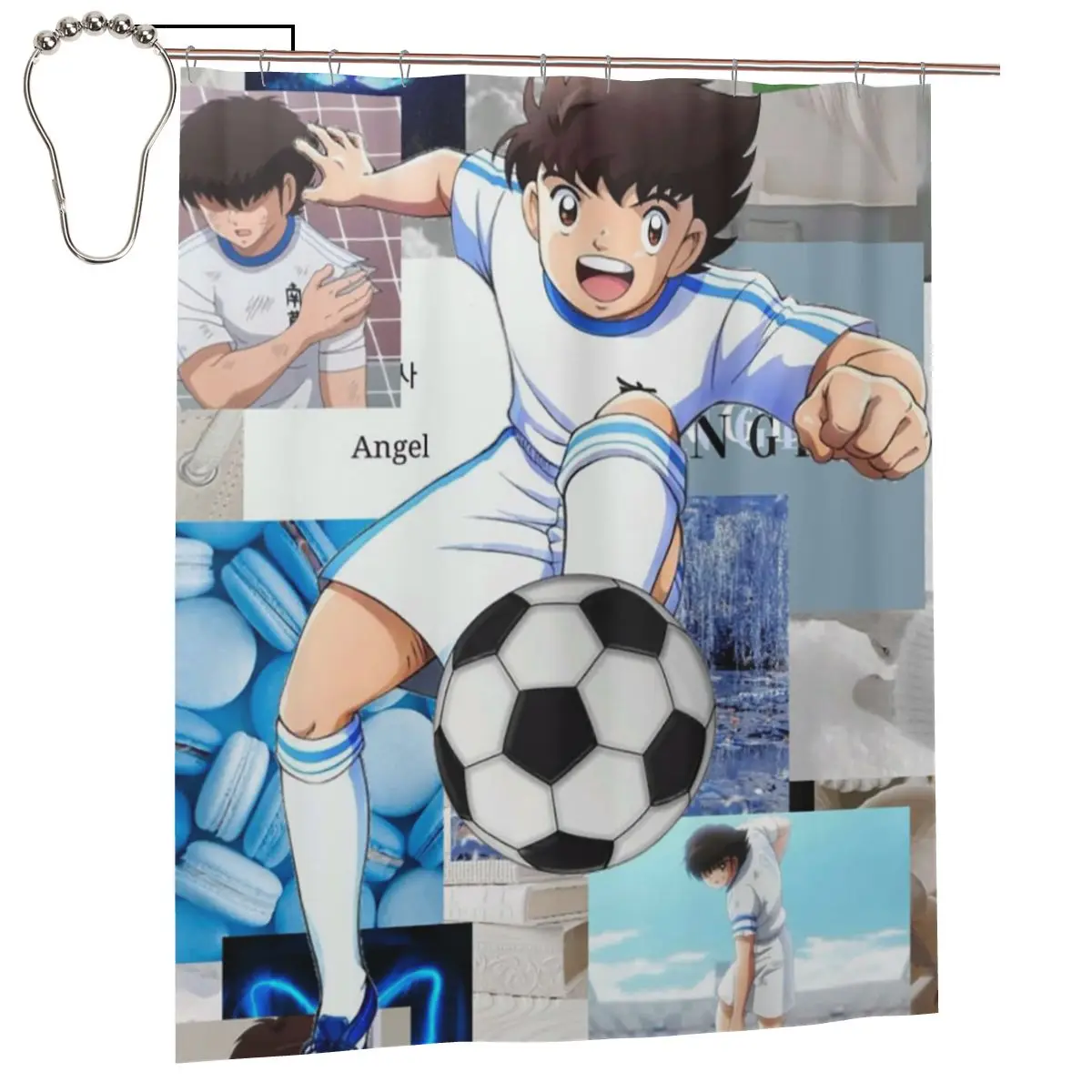 Занавеска для душа Ozora Oliver Atom Capitan Tsubasa, полиэстеровая, водонепроницаемая, для ванной комнаты, с крючками
Занавеска для душа Ozora Oliver Atom Capitan Tsubasa, полиэстеровая, водонепроницаемая, для ванной комнаты, с крючками