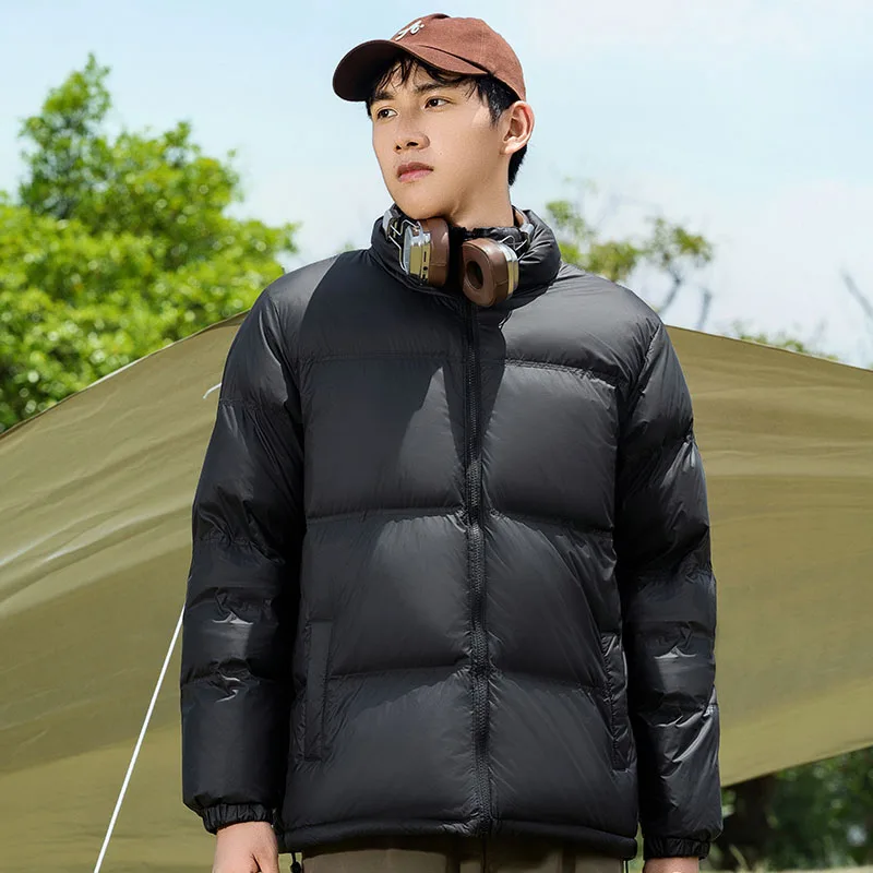 Faionable Casual Men's down Jaet 2025 Winter New Sle White Du down Stand Collar Couple Matching Color Puffer
Faionable Casual Men's down Jaet 2025 Winter New Sle White Du down Stand Collar Couple Matching Color Puffer