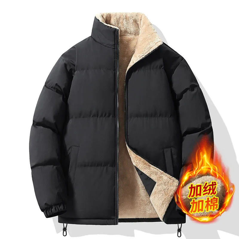 New Winter Men Fleece Warm Down Jackets Casual Parkas Male Black Stand Collar Winter Coats Good Quality Man Slim Fit Jackets 3XL
New Winter Men Fleece Warm Down Jackets Casual Parkas Male Black Stand Collar Winter Coats Good Quality Man Slim Fit Jackets 3XL
