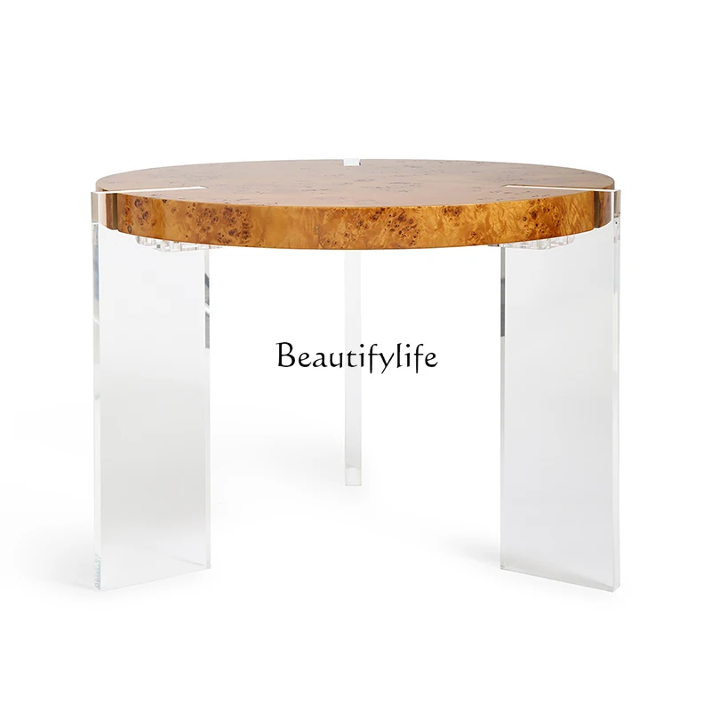 Modern light luxury high transparent acrylic transparent foot coffee table villa living room
Modern light luxury high transparent acrylic transparent foot coffee table villa living room