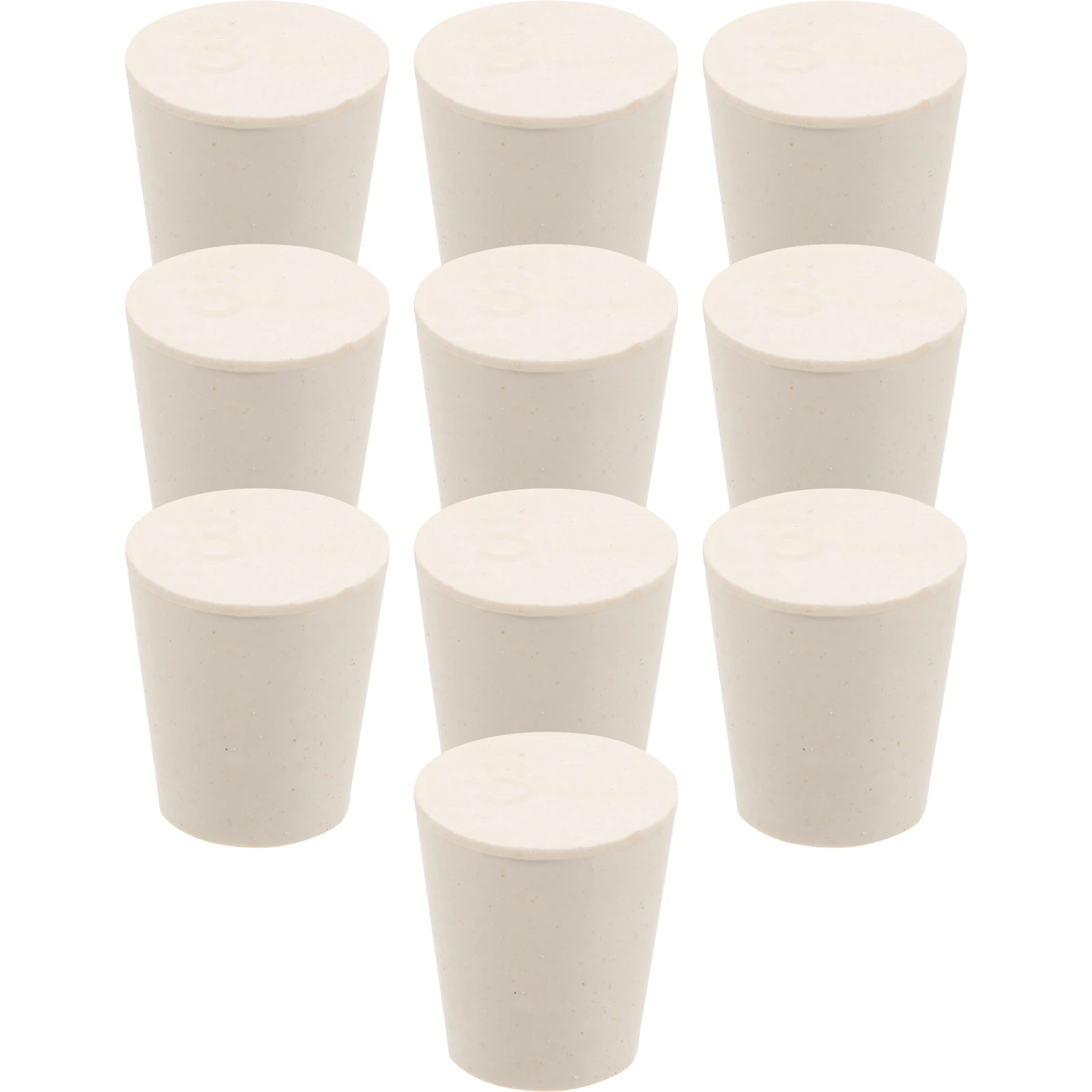 10pcs Rubber Stopper White for Test Tubes Flasks Containers Cosmetics Bottle Sealing Hole Kit
10pcs Rubber Stopper White for Test Tubes Flasks Containers Cosmetics Bottle Sealing Hole Kit