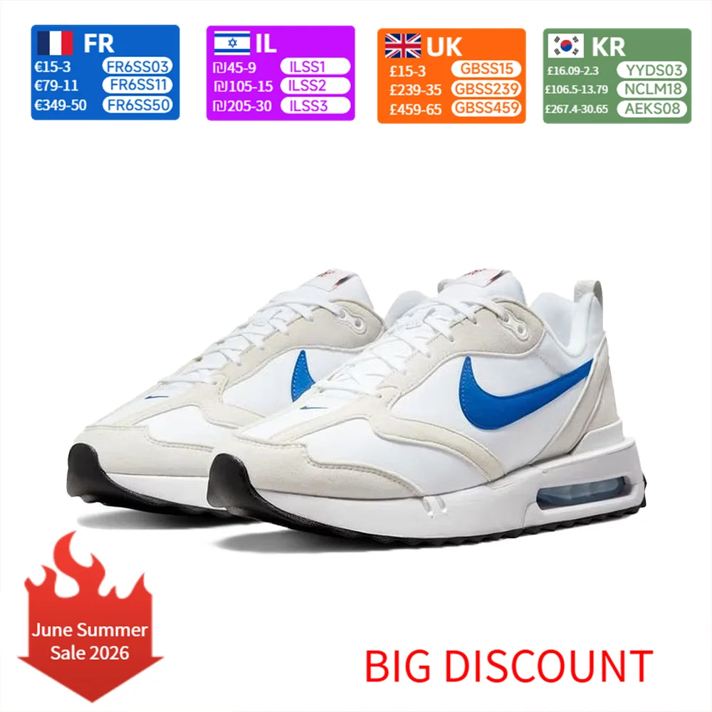 Nike Air Max Dawn Unisex Lifestyle Shoes Air Cushioning Comfort Lightweight DJ3624-100
Nike Air Max Dawn Unisex Lifestyle Shoes Air Cushioning Comfort Lightweight DJ3624-100