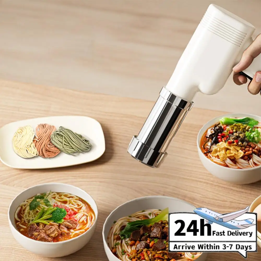 Handheld Noodle Press Gun Cordless Portable Pasta Noodle Maker USB Charging Utility Kitchen Gadget
Handheld Noodle Press Gun Cordless Portable Pasta Noodle Maker USB Charging Utility Kitchen Gadget