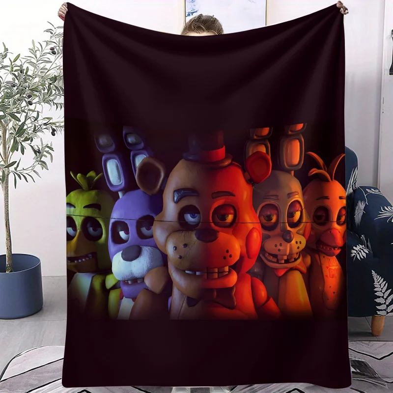 Five Nights At Freddy'S Gradient Flannel Blanket Soft Warm Plush Throw Home Decor Sofa Bed Cover Nap Travel Camping FNAF Gift
Five Nights At Freddy'S Gradient Flannel Blanket Soft Warm Plush Throw Home Decor Sofa Bed Cover Nap Travel Camping FNAF Gift