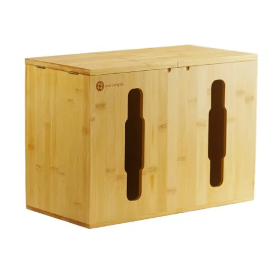 2-in-1 Bamboo Plastic Bag Holder and Trash Dispenser Capacity Storage for Kitchen Cabinet Under Sink Storage Pantry Organizers
2-in-1 Bamboo Plastic Bag Holder and Trash Dispenser Capacity Storage for Kitchen Cabinet Under Sink Storage Pantry Organizers