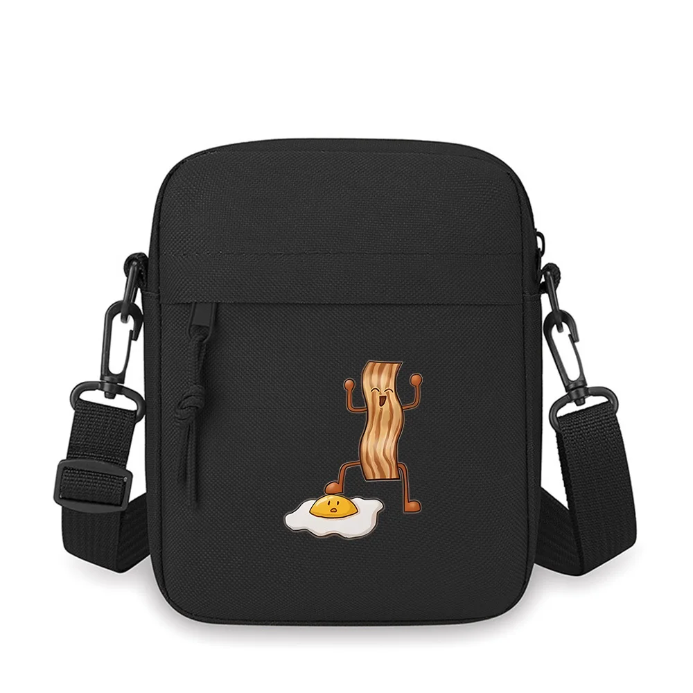 Bacon celebrating fried egg Men Crossbody Bag Single Shoulder Women Cartoon Anime Film Printing Design Unisex
Bacon celebrating fried egg Men Crossbody Bag Single Shoulder Women Cartoon Anime Film Printing Design Unisex