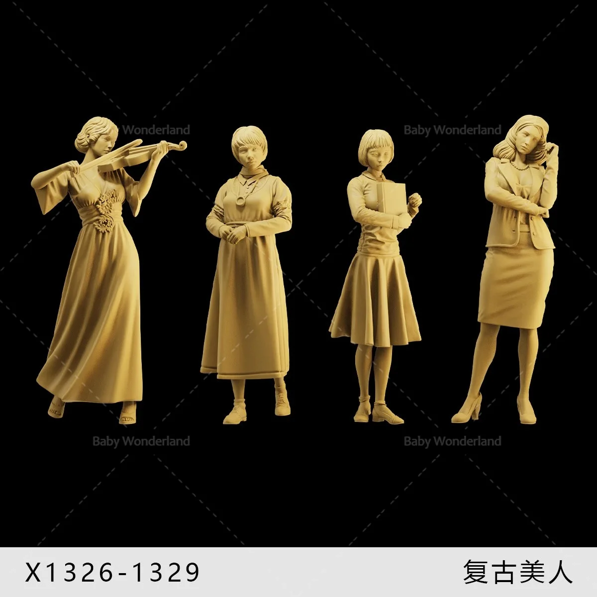 In Stock 1/64 1/43 1/35 Retro Beauty Student Lawyer Musician Nun Figures Unpainted Model Creative Scene Toys
In Stock 1/64 1/43 1/35 Retro Beauty Student Lawyer Musician Nun Figures Unpainted Model Creative Scene Toys