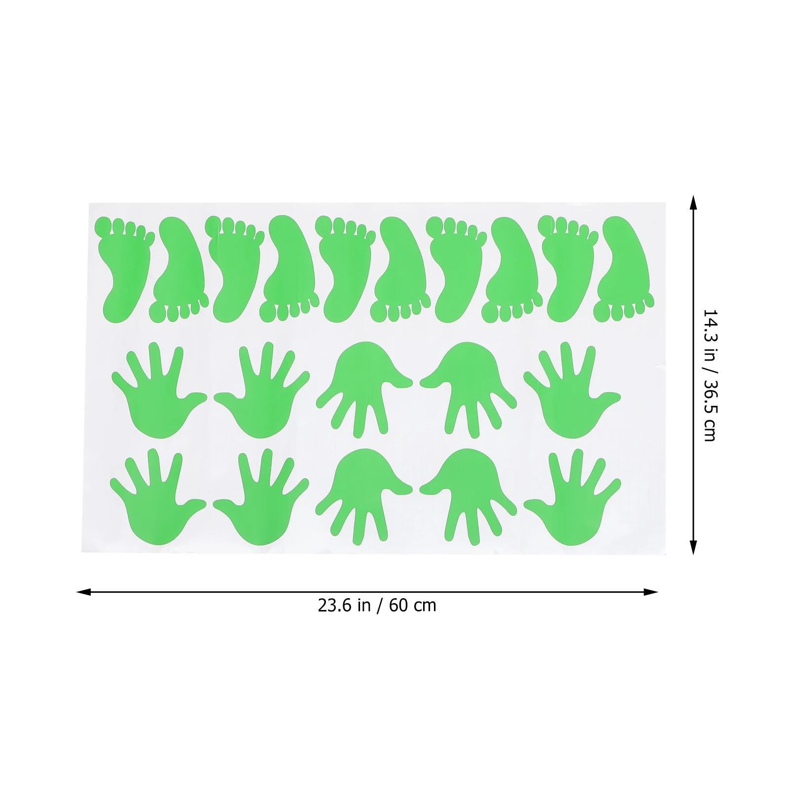 20 Pairs Footprint Handprint Floor Removable Pvc Wall Decals Kids Room Nursery Bedroom Decoration Classroom Home Decorative
20 Pairs Footprint Handprint Floor Removable Pvc Wall Decals Kids Room Nursery Bedroom Decoration Classroom Home Decorative
