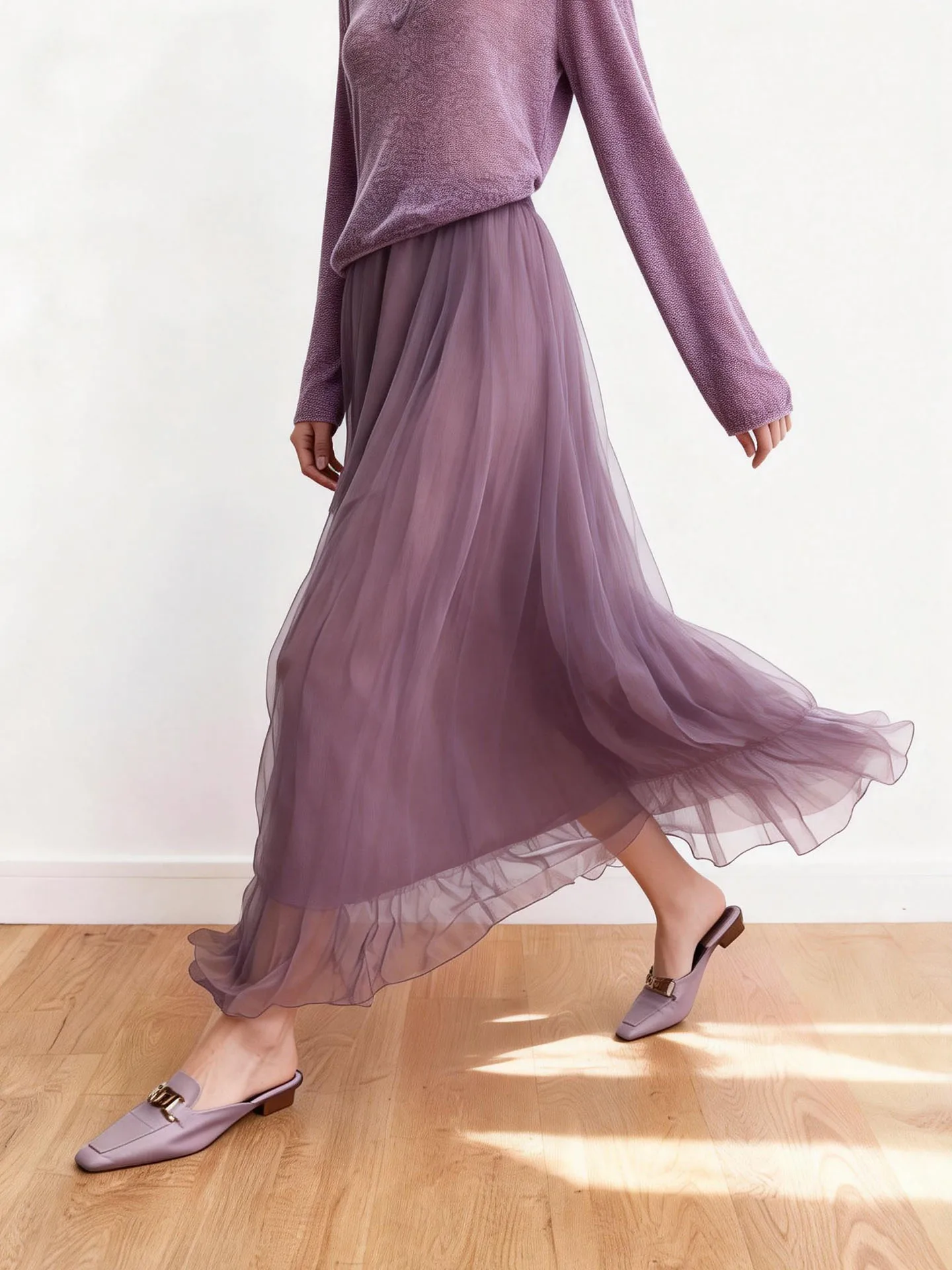 Фиолетовая кружевная юбка женская, весна 2026, новая, элегантная, романтичная, длинная, А-силуэт, с завышенной талией, свободного кроя
Фиолетовая кружевная юбка женская, весна 2026, новая, элегантная, романтичная, длинная, А-силуэт, с завышенной талией, свободного кроя