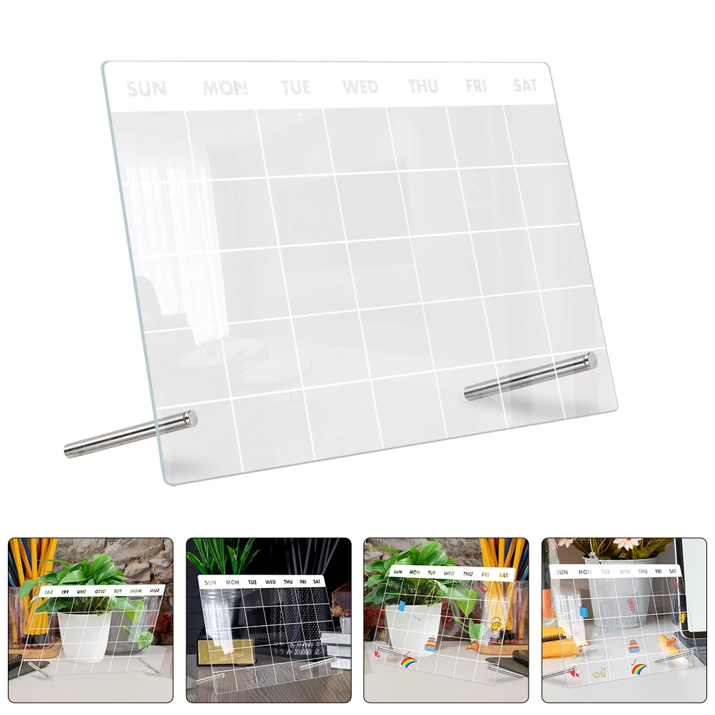 1Set Transparent Acrylic Memo Board Dry Erase Writing Board Desktop Table Planner Organizer Dry Erase Table
1Set Transparent Acrylic Memo Board Dry Erase Writing Board Desktop Table Planner Organizer Dry Erase Table