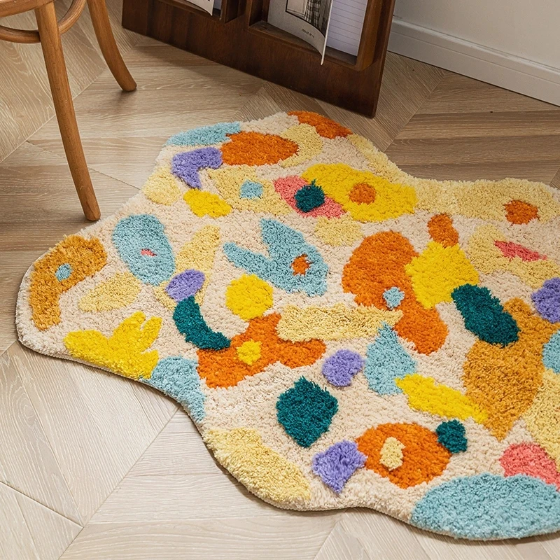 Irregular Tufting Scenery Bedroom Rug Soft Plant Forest Door Mat Fluffy Foot Carpet Floor Safety Pad Home Room Art Decor
Irregular Tufting Scenery Bedroom Rug Soft Plant Forest Door Mat Fluffy Foot Carpet Floor Safety Pad Home Room Art Decor