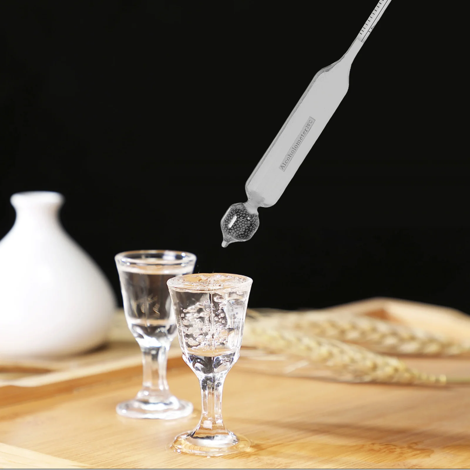 1Set Alcohol Hydrometer with Triple Scale Precision Measurement for Homebrew Wine Making Brewing Supplies Alcohol Concentration
1Set Alcohol Hydrometer with Triple Scale Precision Measurement for Homebrew Wine Making Brewing Supplies Alcohol Concentration