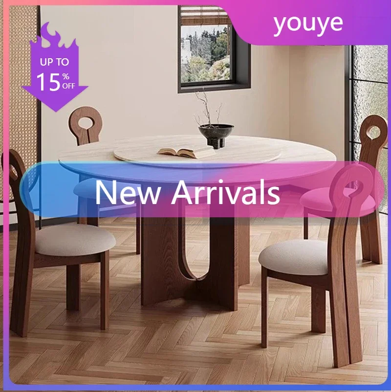 N36 AMedieval Travertine Rock Slab Round Dining Table Household Small Apartment Round Dining Table Solid Wood With Turntable Rou
N36 AMedieval Travertine Rock Slab Round Dining Table Household Small Apartment Round Dining Table Solid Wood With Turntable Rou