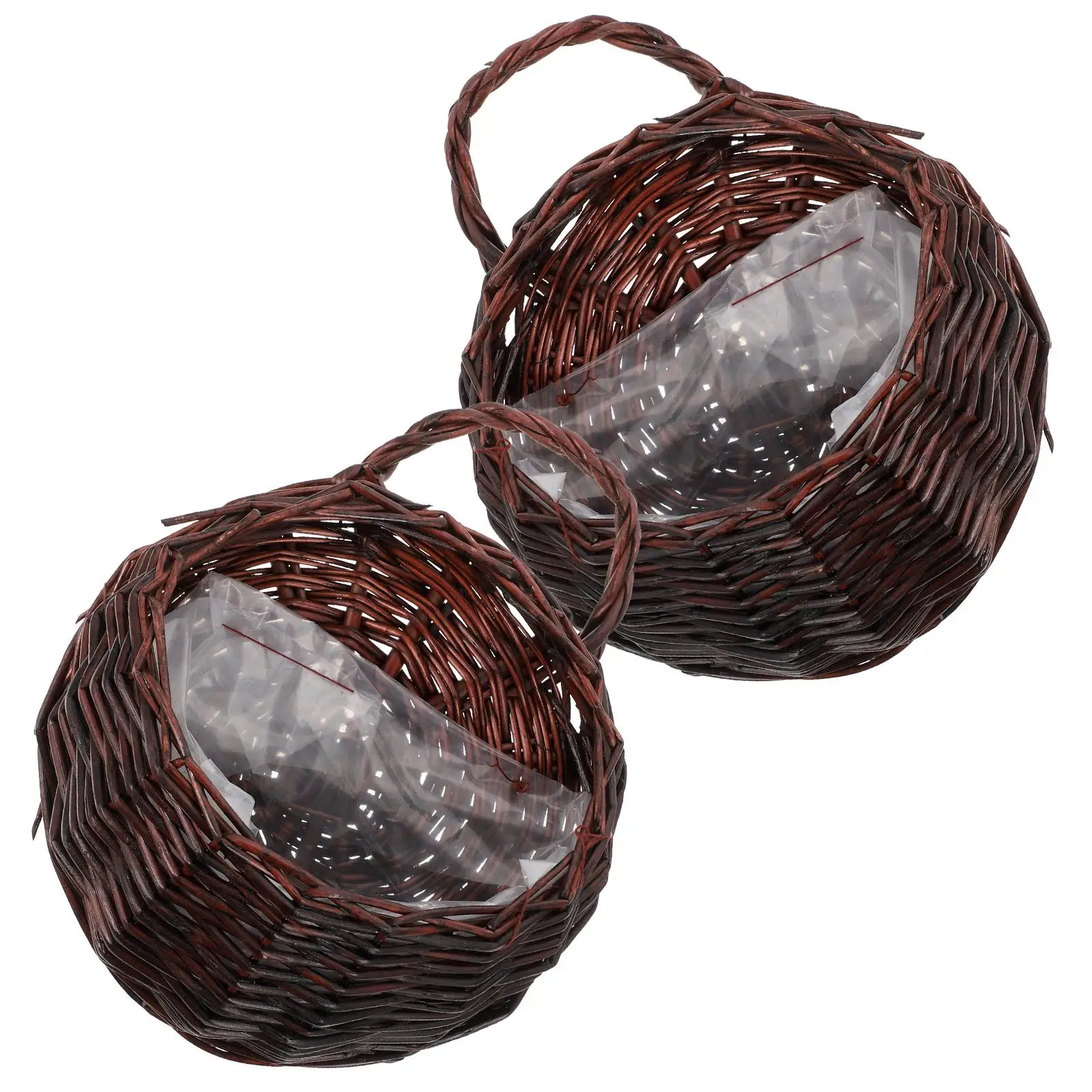 2 Pcs Rattan Hanging Basket 18cm Deep Brown Artificial Plant Storage Wall Decor Home Kitchen Flower Woven Planter Bathroom
2 Pcs Rattan Hanging Basket 18cm Deep Brown Artificial Plant Storage Wall Decor Home Kitchen Flower Woven Planter Bathroom