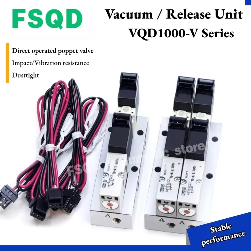 VQD1000-V-01 02 03 04 05 06 07 08 09 10-5 5M 5L FSQD Vacuum / Release Unit VQD1000-V Series Solenoid valve Pneumatic tool
VQD1000-V-01 02 03 04 05 06 07 08 09 10-5 5M 5L FSQD Vacuum / Release Unit VQD1000-V Series Solenoid valve Pneumatic tool