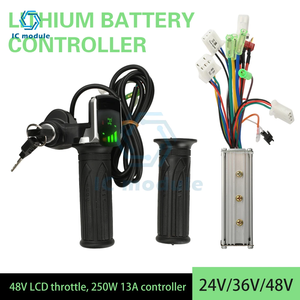 24V 36V 48V 350W E-Scooter Brushless Motor Universal Controller LCD Speed Display Throttle for Electric Bicycle Repair
24V 36V 48V 350W E-Scooter Brushless Motor Universal Controller LCD Speed Display Throttle for Electric Bicycle Repair