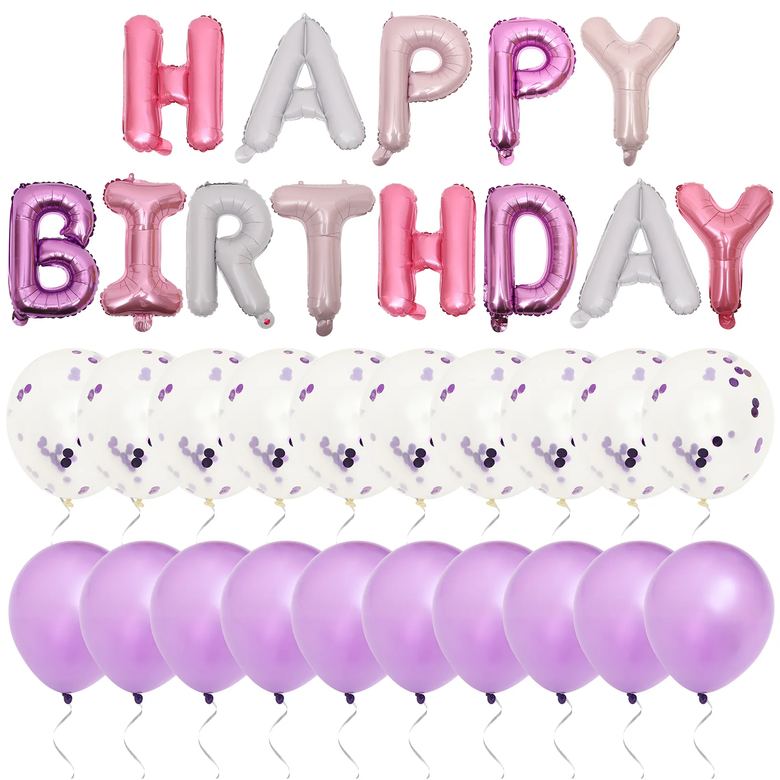 Birthday Balloon Set Aluminum Film Latex Decorations for Kids Party Scene Festival Wedding Happy Atmosphere Photo Props 
Birthday Balloon Set Aluminum Film Latex Decorations for Kids Party Scene Festival Wedding Happy Atmosphere Photo Props