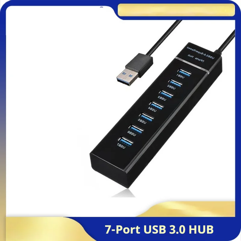 7-Port USB 3.0 Hub, Multi-port Expansion Splitter for Laptop PC, Supports Mouse and Keyboard
7-Port USB 3.0 Hub, Multi-port Expansion Splitter for Laptop PC, Supports Mouse and Keyboard