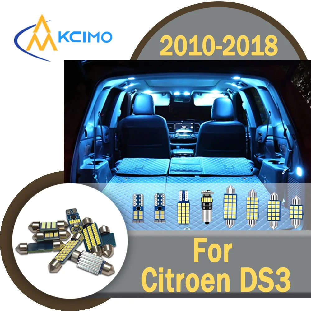 Суперяркий комплект светодиодных ламп для салона без ошибок CANBUS для Citroen DS3 2010-2018, подсветка дверей и карты, без мерцания, набор автомобильных лампочек
Суперяркий комплект светодиодных ламп для салона без ошибок CANBUS для Citroen DS3 2010-2018, подсветка дверей и карты, без мерцания, набор автомобильных лампочек