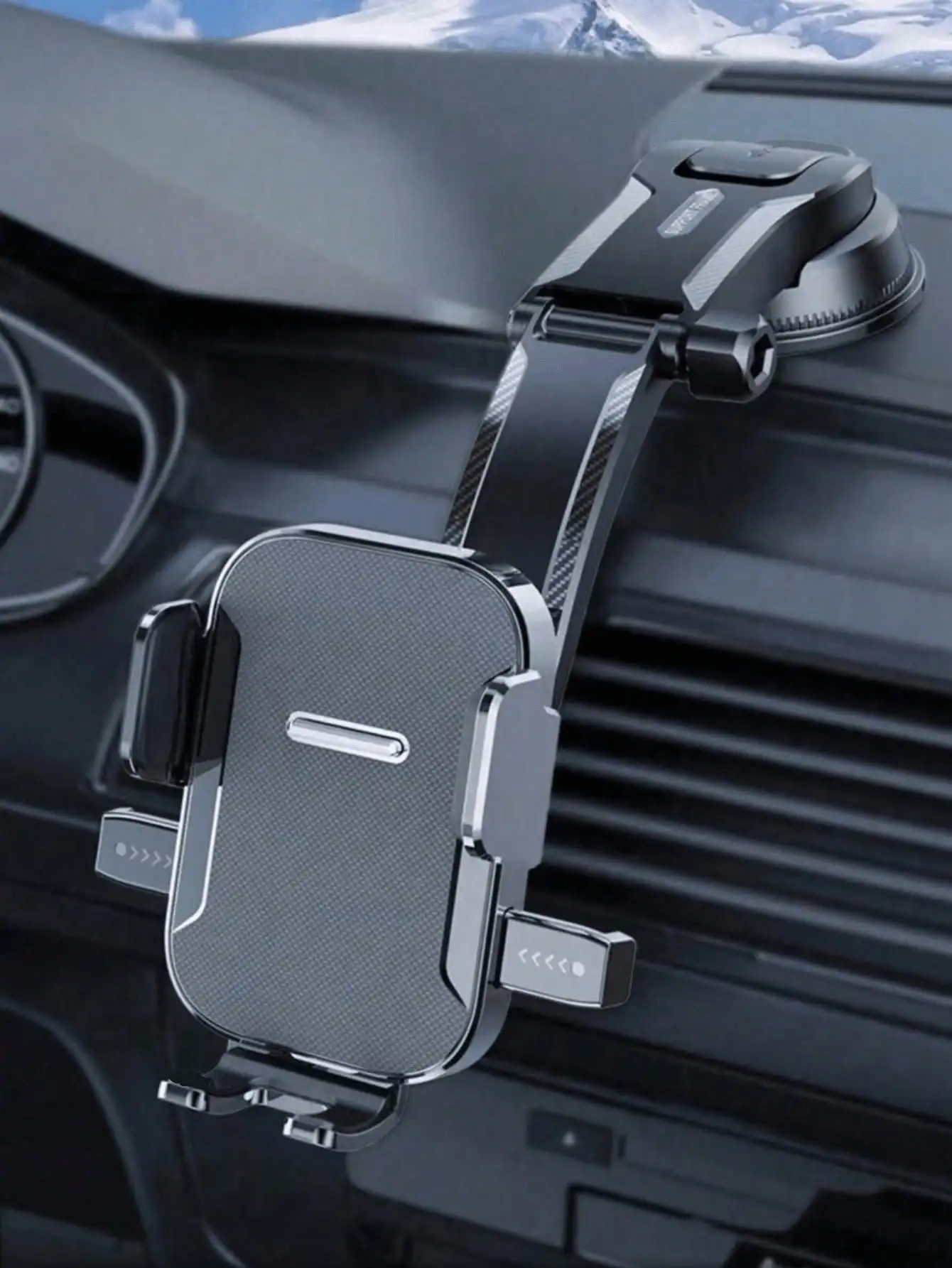 1pc New Car Air Vent Phone Holder Automatic Lock Suction Cup Mount Stand For Navigation Compatible With IPhone, Android Phone, Gift For Birthday, Family, Friends For Summer Car Accessories, Car Phone Holder
1pc New Car Air Vent Phone Holder Automatic Lock Suction Cup Mount Stand For Navigation Compatible With IPhone, Android Phone, Gift For Birthday, Family, Friends For Summer Car Accessories, Car Phone Holder