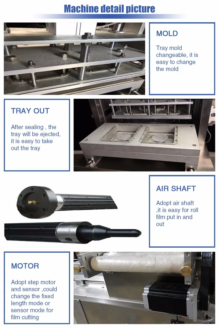 MAP Tray Sealer, Modified Atmosphere Packaging Machine , Vacuum Tray Sealing Machine With Gas Flushing
MAP Tray Sealer, Modified Atmosphere Packaging Machine , Vacuum Tray Sealing Machine With Gas Flushing